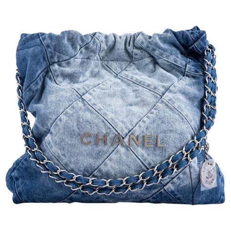 chanel mini 22 denim|Chanel handbags.